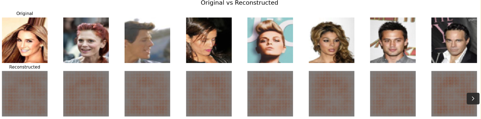 Early training. blurry but alive